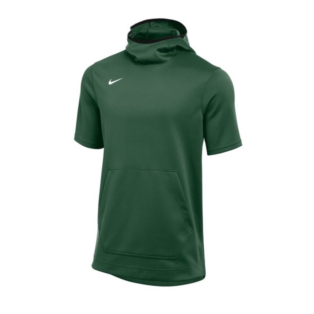 NIKE Dri-Fit Spotlight SS Team Basketball Hoodie Green Men's S *NEW* DC2521-341